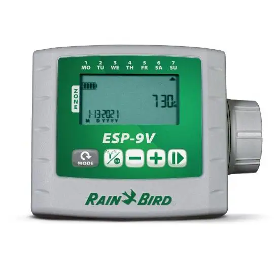 Programador 9V Rain Bird ESP-9V: La Solución Definitiva para Riego Automatizado de 6 Zonas