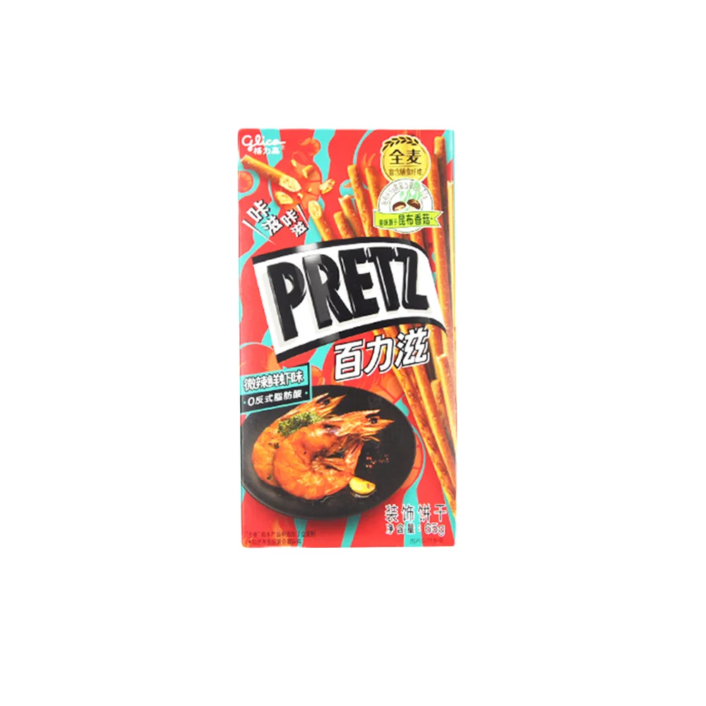 (GLICO) spicy prawn flavor cookie sticks 65G