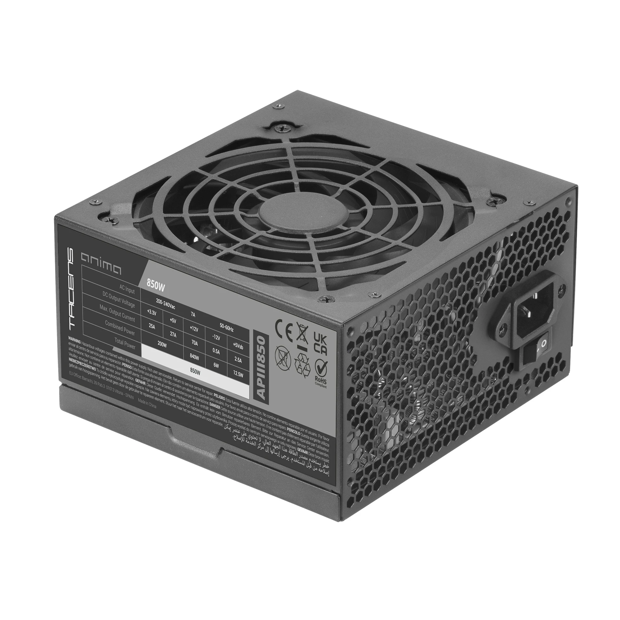 Tacens Apiii850 850W 12 Cm Non-Modular - Imagen 5