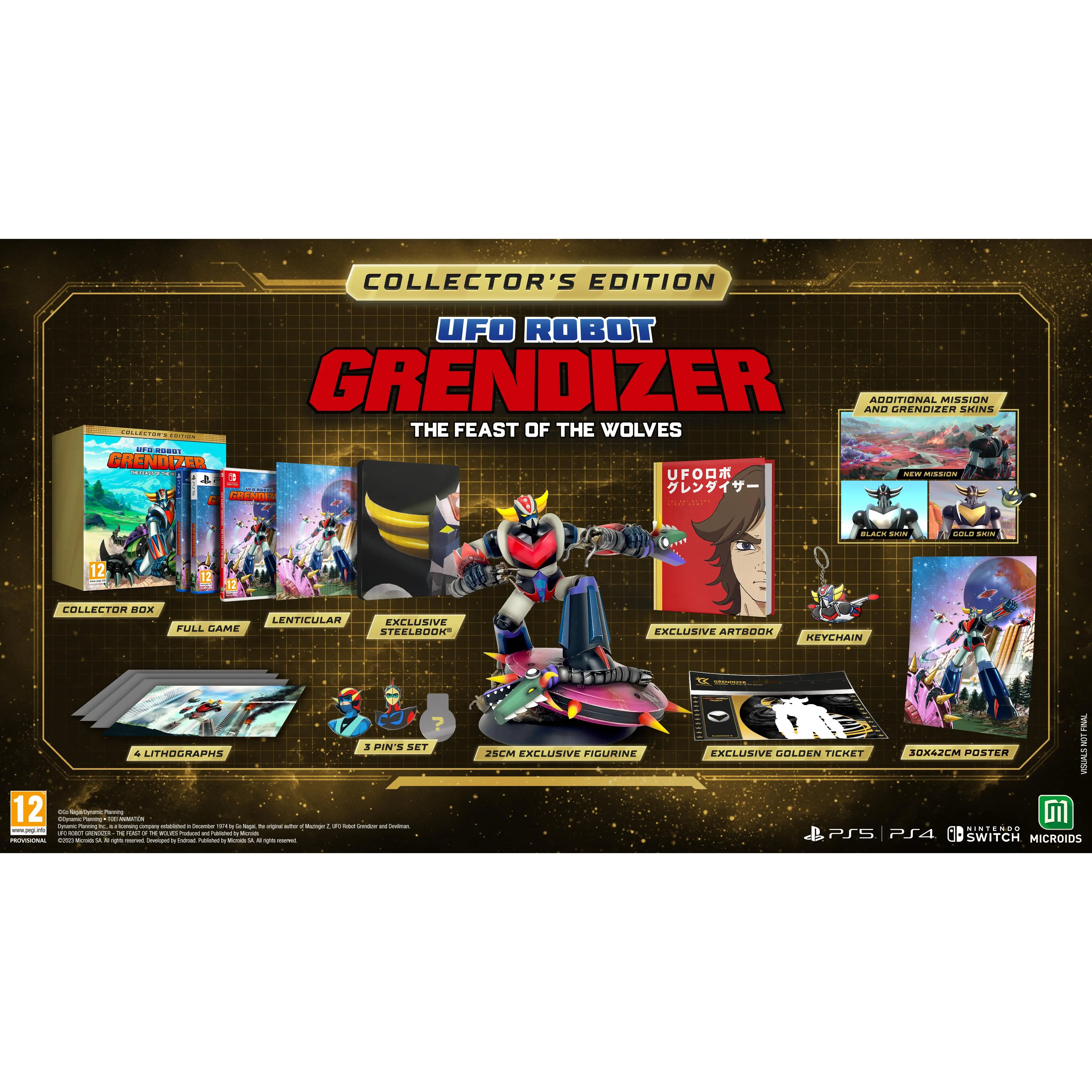 UFO Robot Grendizer Collectors Edition - Switch - Nuevo Precintado - PAL España - Meridiem
