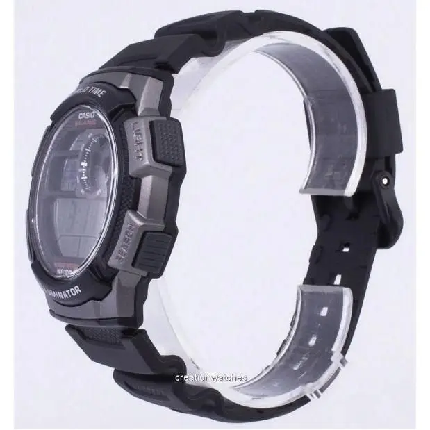 Casio AE-1000W-1BVDF Multifunctional Digital Watch | World map, water resistant and stopwatch