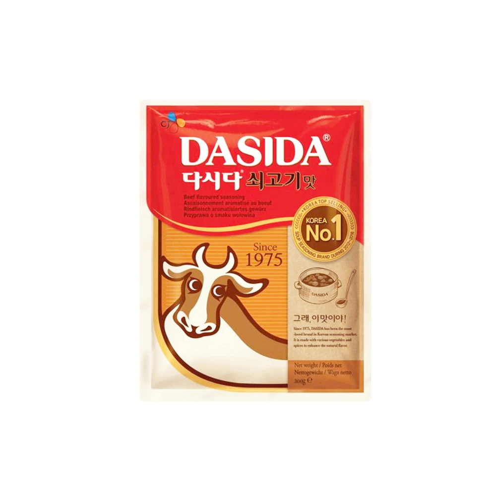 Da shi da Potenciador del Sabor a Ternera Coreano Vegan 300g Cj, Potenciador del sabor a pollo 200g Totole, Dashi No Moto Bonito Seco en Polvo 48g Marutomo