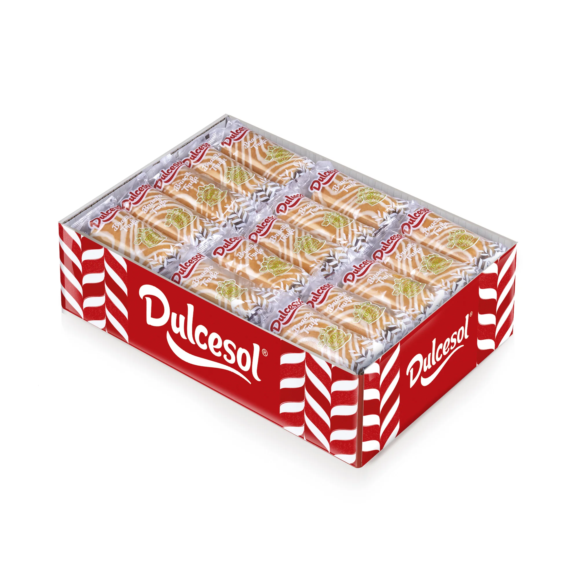 Sweetol bracitos individually wrapped in a format of approximately 2kg - sugar, truffle, strawberry and truffle-shock. The tenderest and fluffiest cupcakes you have ever tried. Perfect for special occasions or enjoyment with the family #8