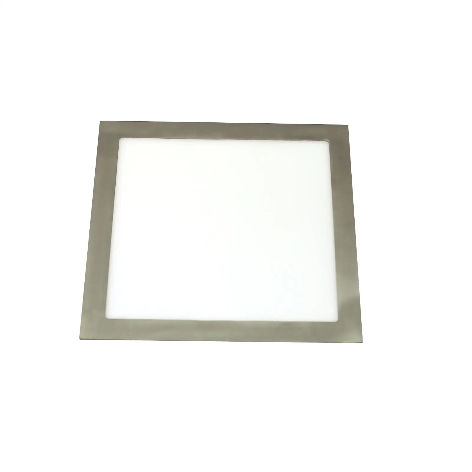 Jandei - Downlight LED 24W Marco Cuadrado Acero Empotrar Techo Luz Fría 6000k Natural 4200k 295 X 13mm (Hueco de Corte 275mm)