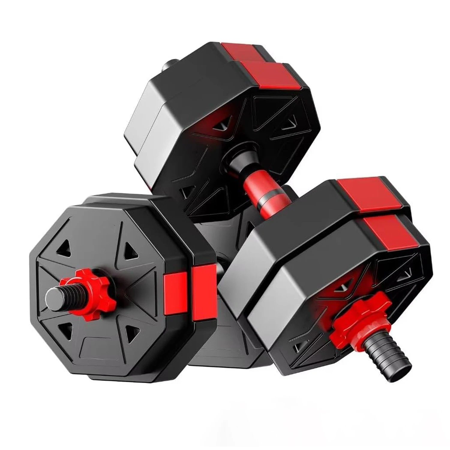 DECODEKO-Juego de mancuernas ajustables,Forma Octogonal, pesas ajustables y agarre cómodo, equipo de entrenamiento para entrenamientos versátiles en casa y gimnasio, unisex
