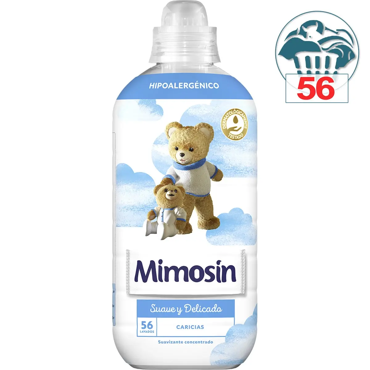 Pack of 8 - mimosín concentrated hypoallergenic soft and delicate caresses 8 bottles of 56 doses #2