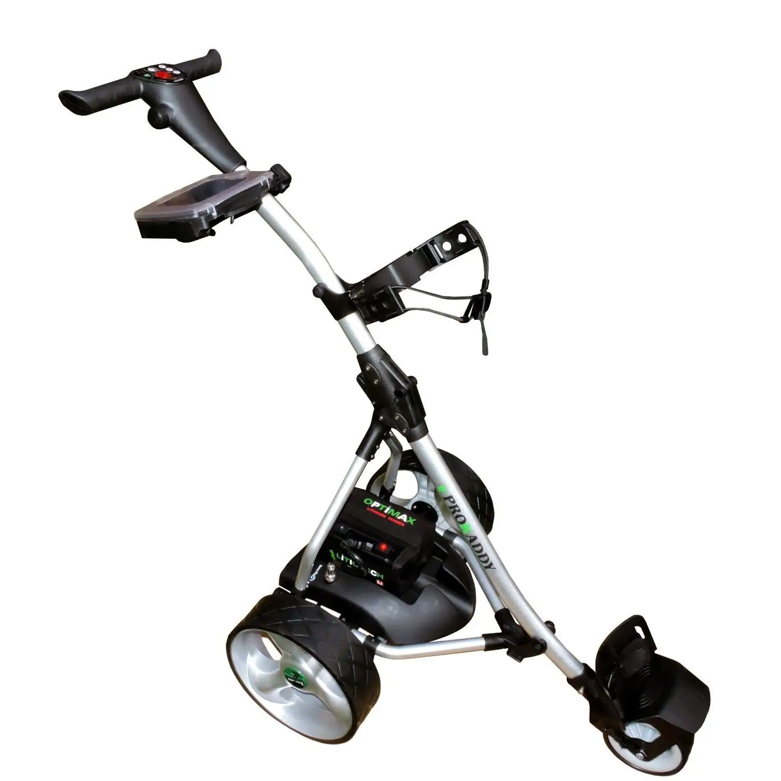 Carro eléctrico de golf ProKaddy Digital con Batería de Litio de 18 amp