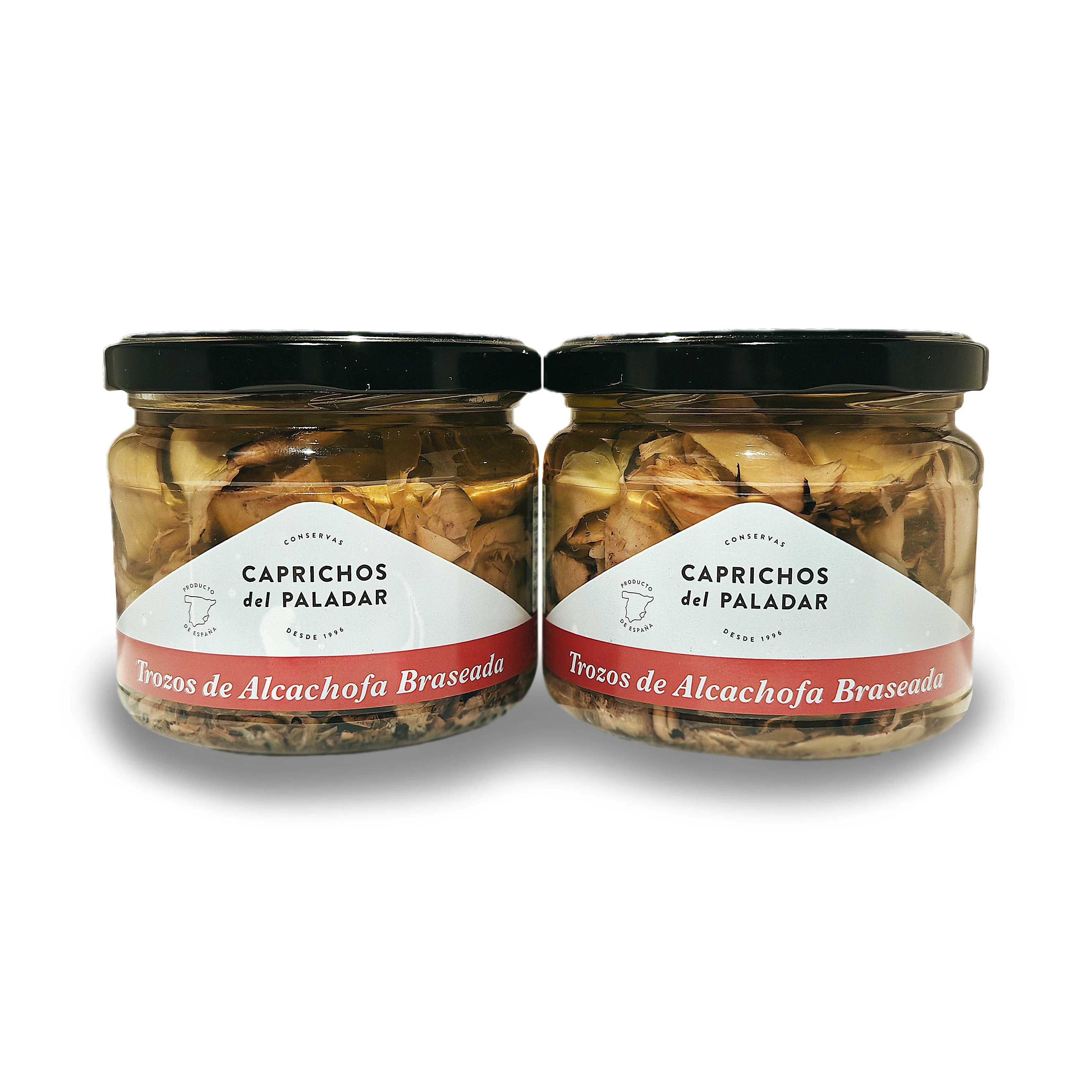 Alcachofa braseada en trozos de Caprichos del paladar (Pack de 2 unidades de 250g)