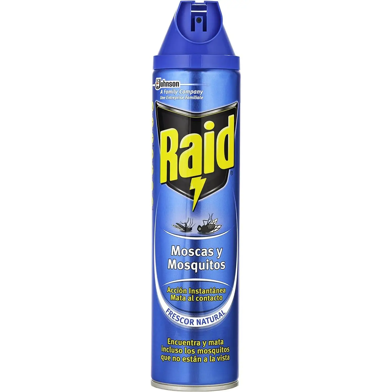Insecticida raid spray moscas y mosquitos bote de 600 ml