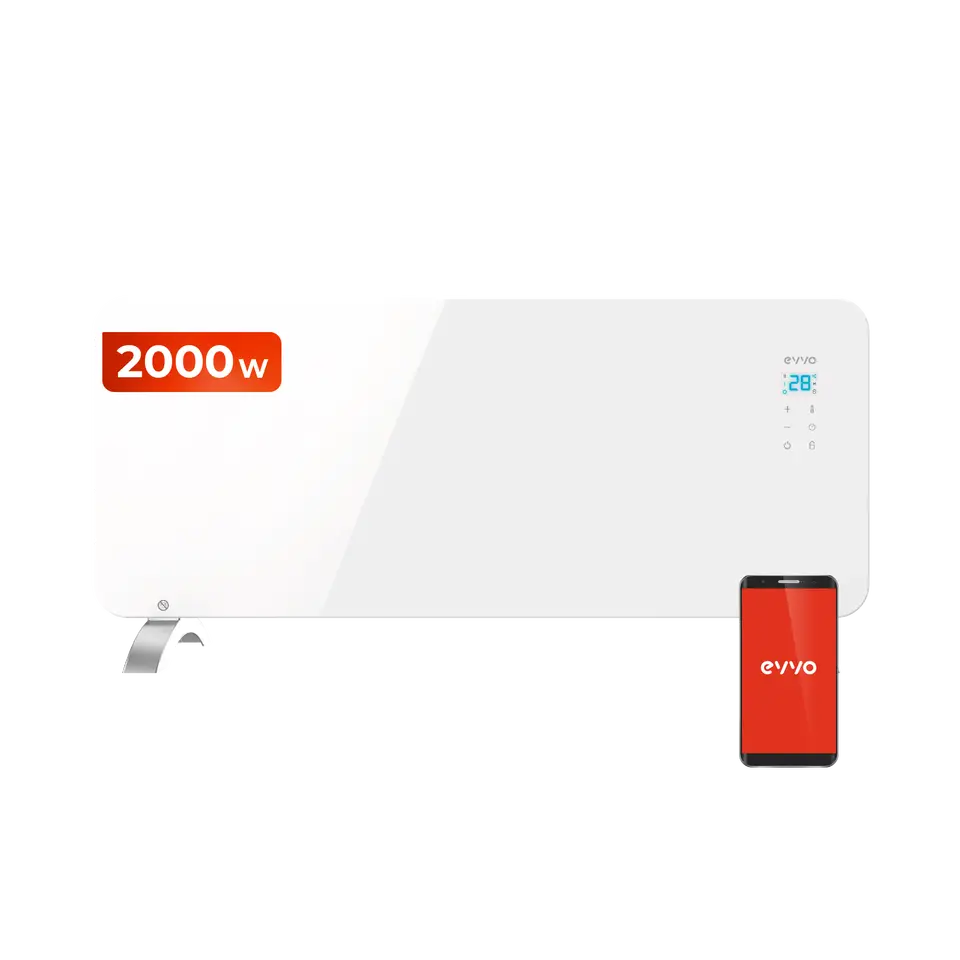 RADIADOR ELÉCTRICO EVVO CRISTAL