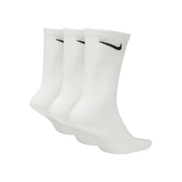 NIKE EVERYDAY light weight socks BLANC 100