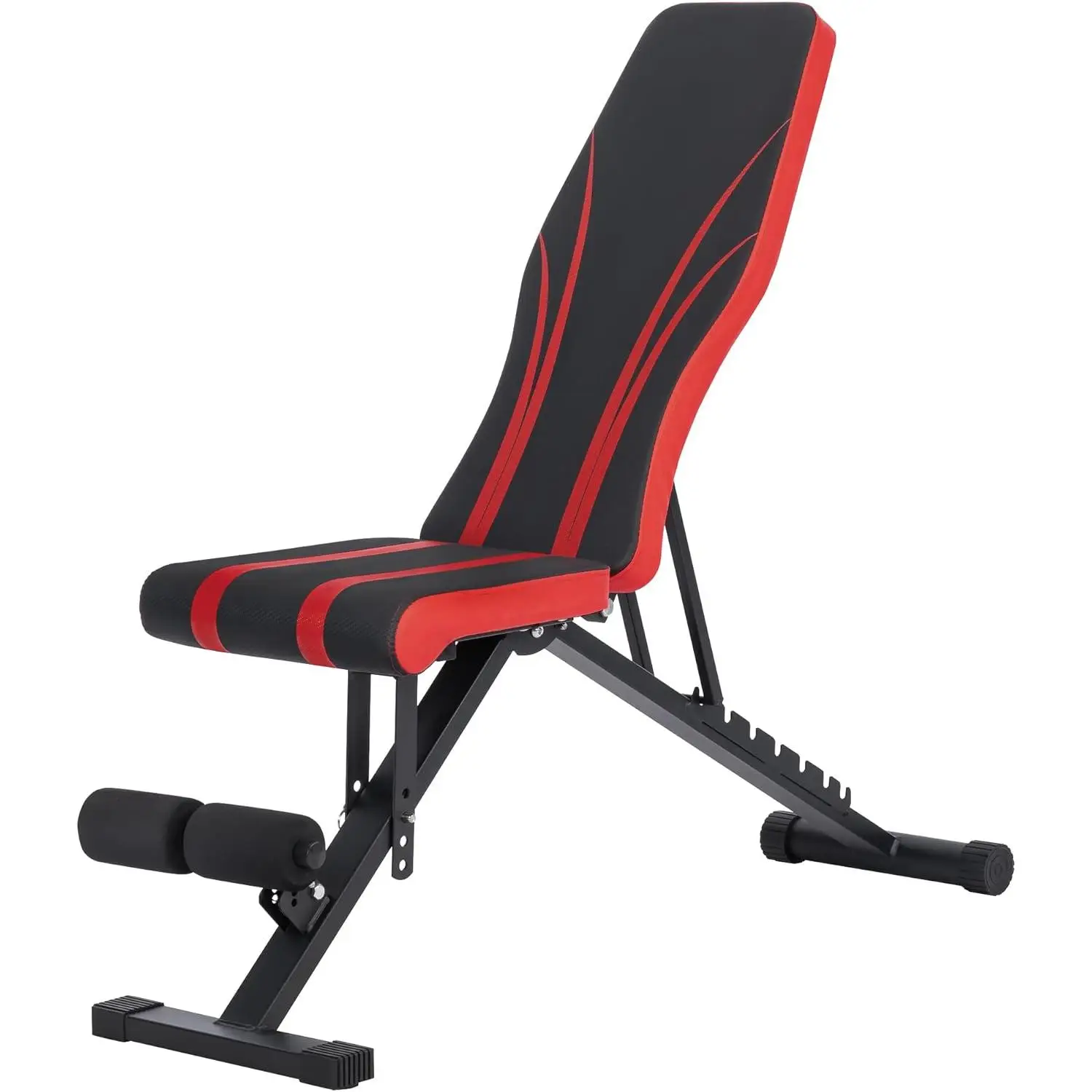 Banco de Musculación Plegable T-Lovendo, Ideal para Abdominales, Flexiones y Levantamiento de Pesas