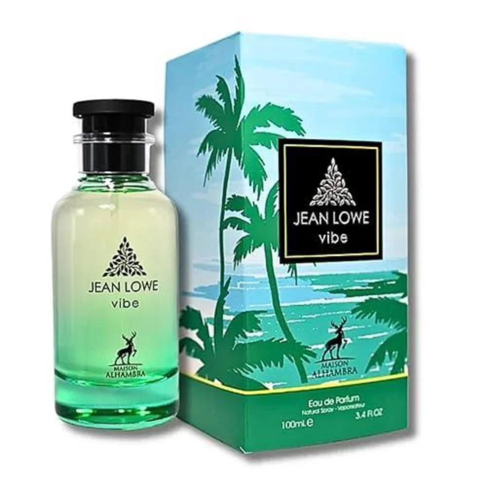 Perfume Arabe 100% Original Jean Lowe Vibe Maison Alhambra Unisex 100 ml (3.4 fl. oz)