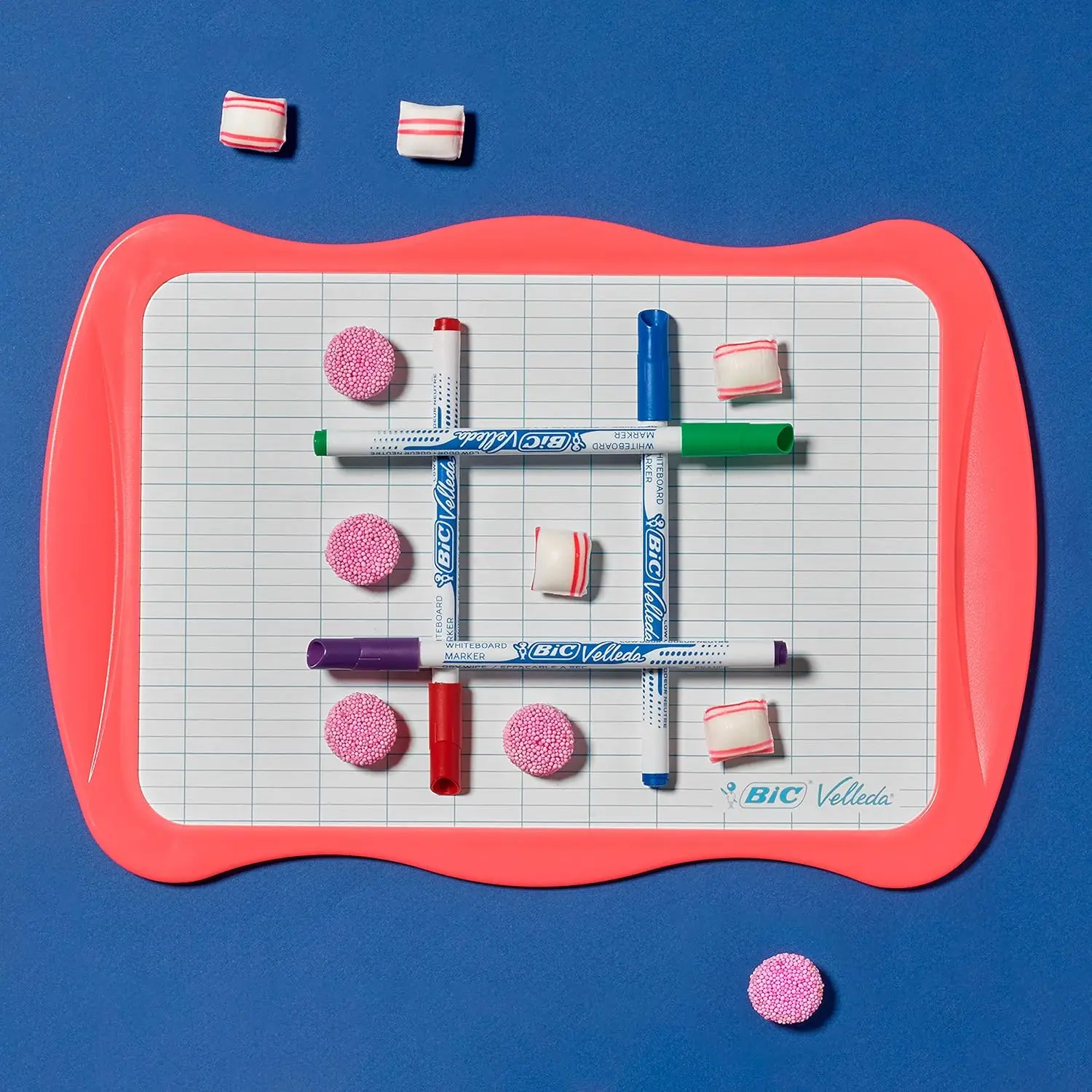 Bic velleda 1721 black fine tip whiteboard marker (box of 24 units)