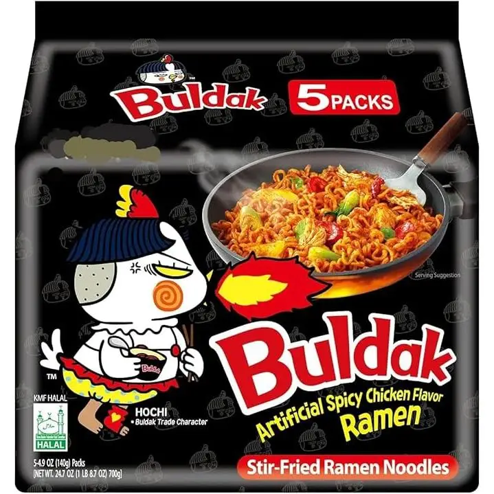 Ramen buldak sabor Hot Chicken pack 5 und