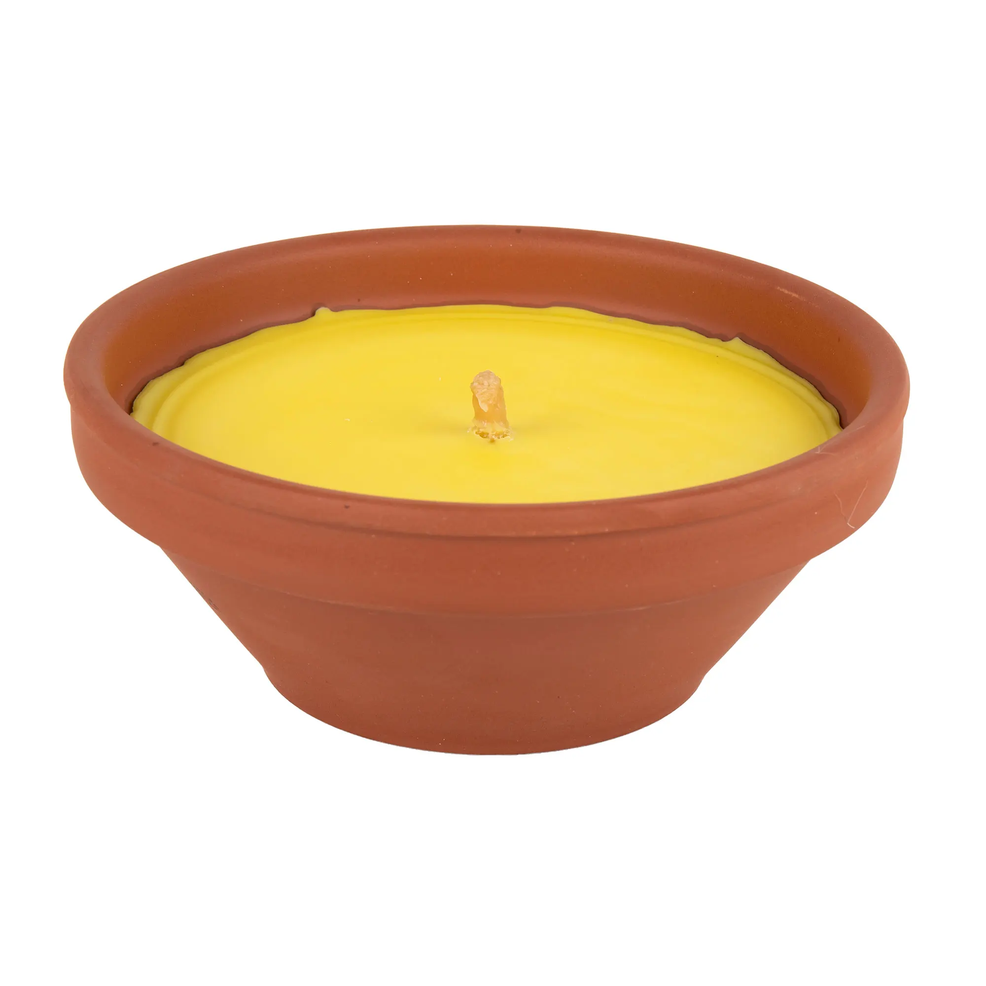 Cofan Velas de Citronela en Recipiente de Terracota | Capacidad 300g | Duración 20 Horas | Pack 6 Unidades