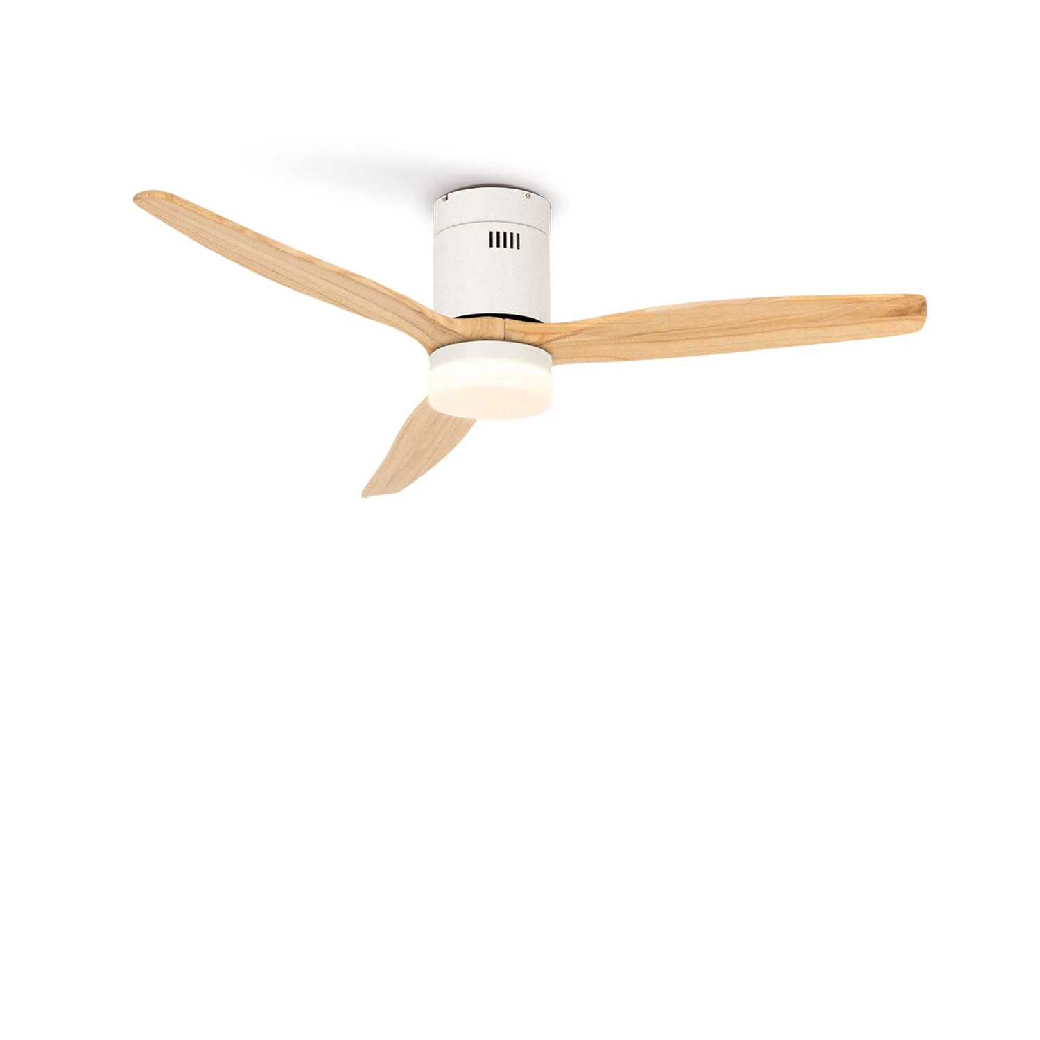 CREATE ceiling fan 40W silent Ø 132 cm - 6 speeds, function summer/winter-Motor White-WIND CALM