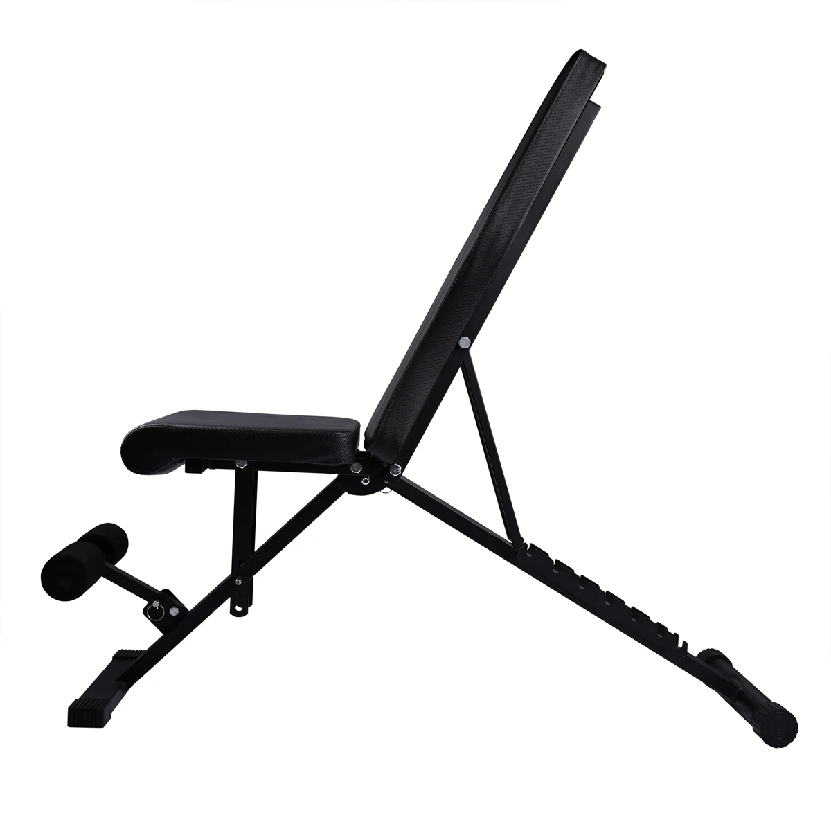 T-lovendo Black Bodybuilding Bench: Adjustable, Foldable and Multi-functional Gym Equipment for Home Workout T-lovendo Black Bodybuilding Bench: Adjustable, Foldable and Multi-functional Gym Equipment for Home Workout