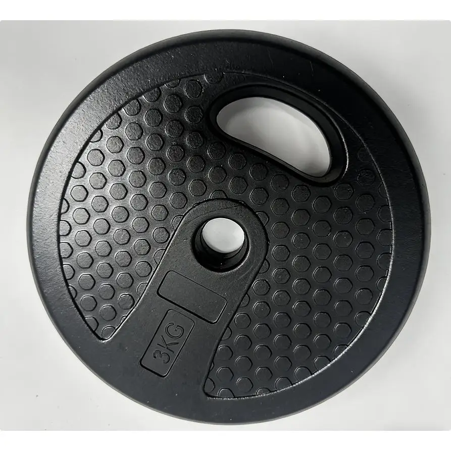 Discos Pesas 3KG Agujero 25mm Piezas Sueltas Musculación Mancuernas Barra Peso Fitness Bodybuilding