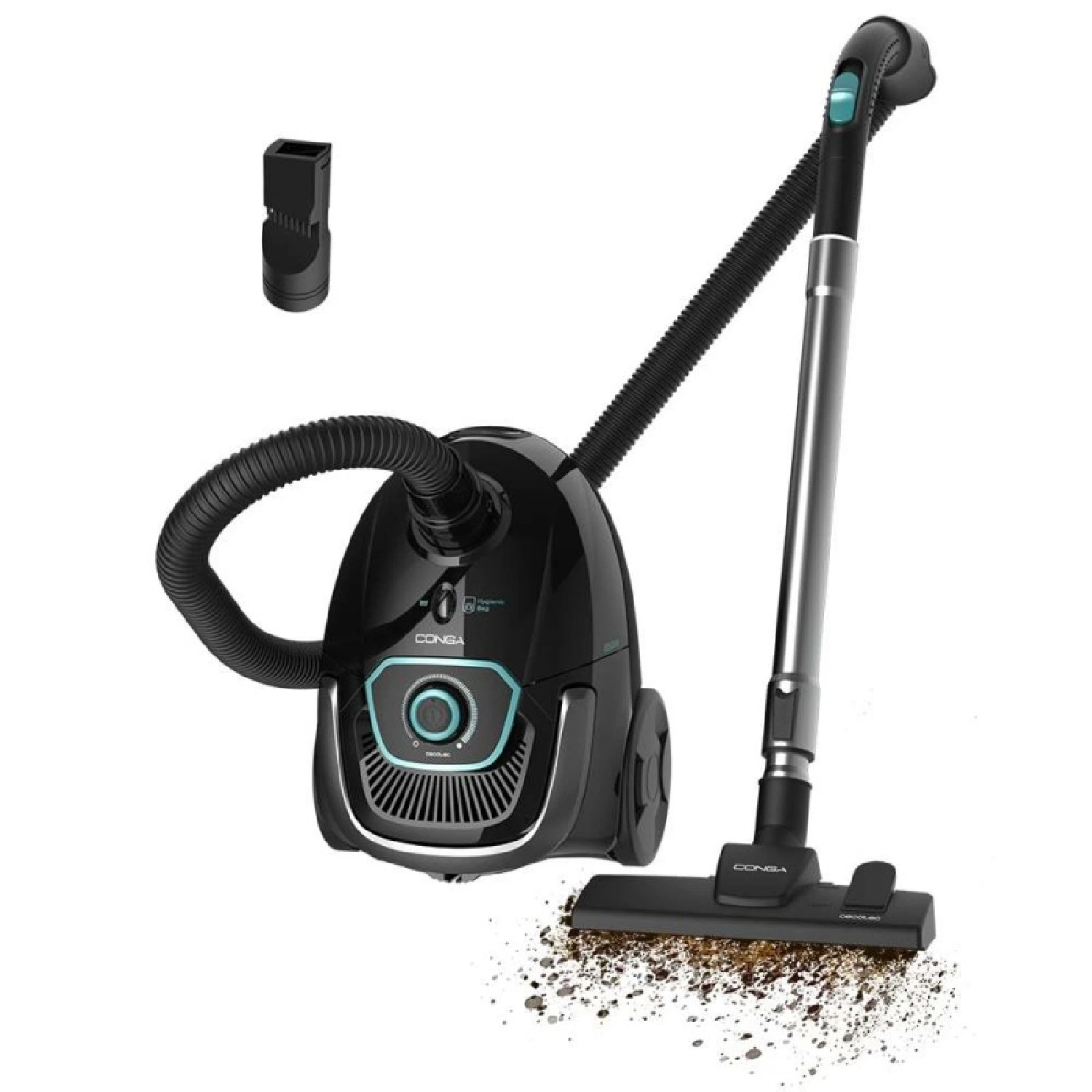 Cecotec Aspirador trineo con bolsa Conga Powerbag 2500 Plus