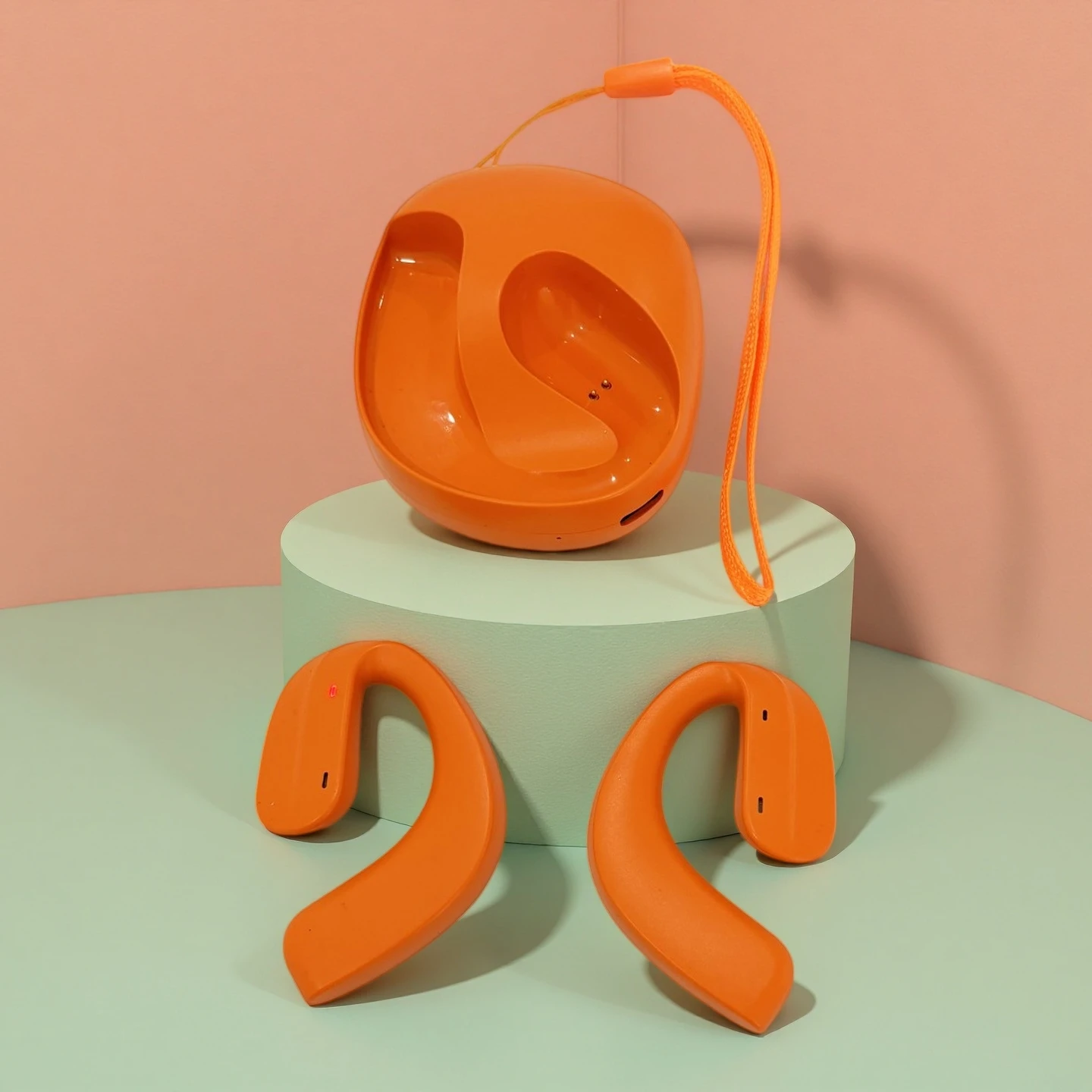 سماعات بنقل العظام TEISCHE بلوتوث V5.4 بطارية 500 مللي أمبير 50 ساعة تشغيل تصميم مريح خفيف الوزن مقاومة للماء IPX7 عزل الضوضاء مثالية للرياضة والأنشطة الخارجية - 5