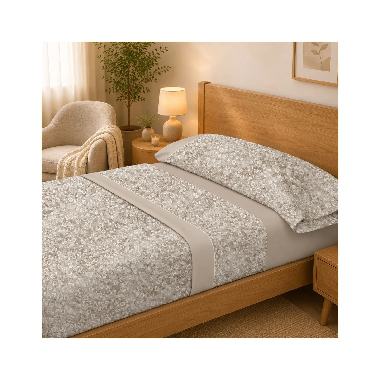 Juego de Sábanas Microfibra 100% Poliéster, Suaves y Frescas para Verano, Estampadas, incluye Bajera -Encimera-1 o 2 Funda de almohada, para Camas 90/105/135/150/180 cm, ✅ Entrega en España en 48 a 72