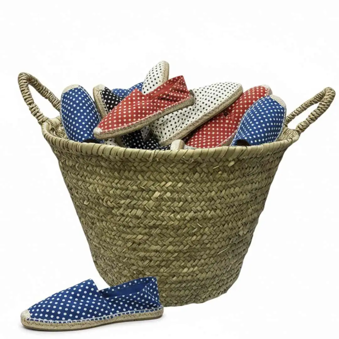 Alpargatas bodas Esparto (Pack 36/48 pares) (Regalo Capazo + Bolsas Celofán + Tarjetas + Cintas) mundiBODA Modelo 35010