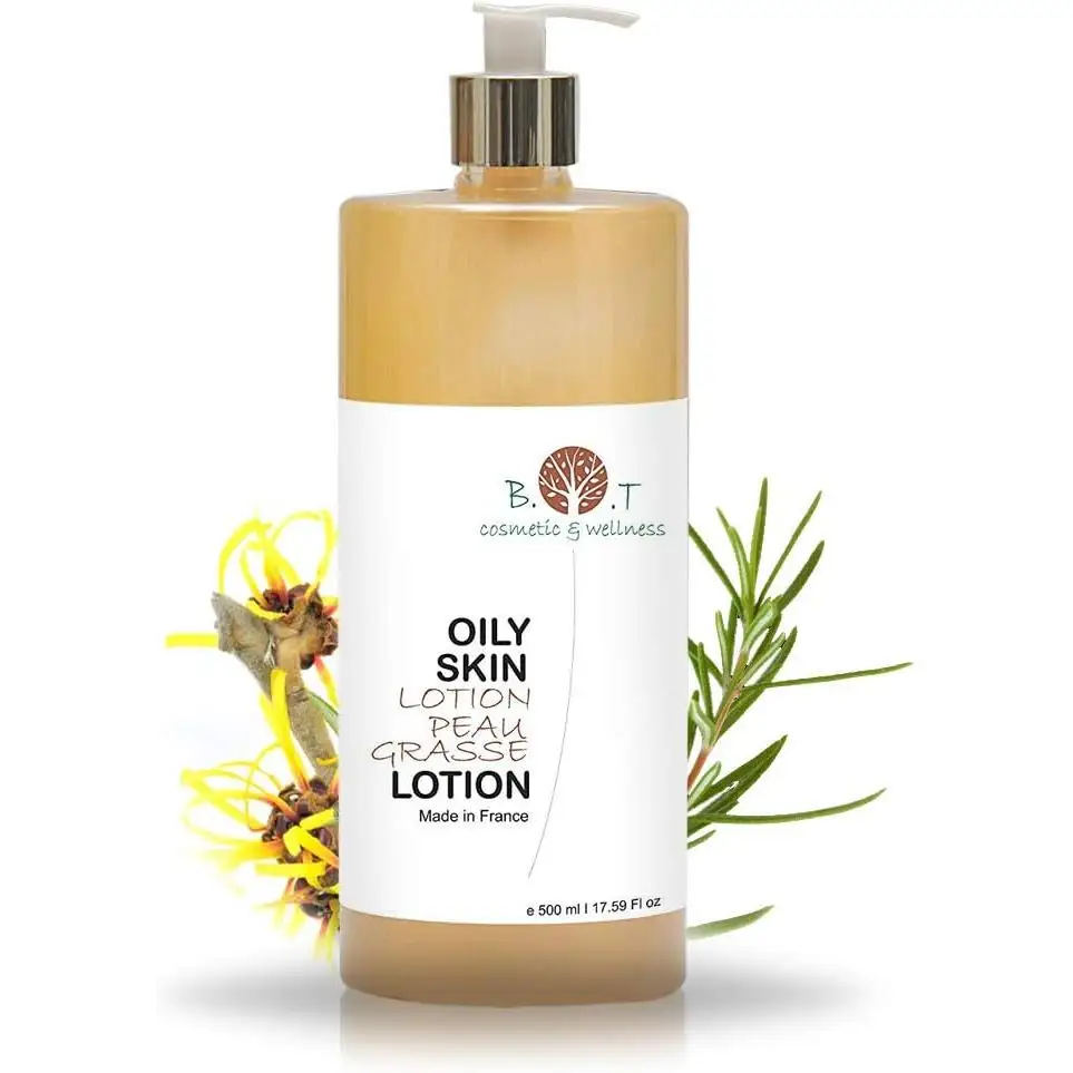 Loción Tónica Equilibrante Astringente B.O.T Cosmetic & Wellness | Piel Grasa y Mixta | Con Aceite de Romero | Controla Brillos y Purifica | 500 Ml
