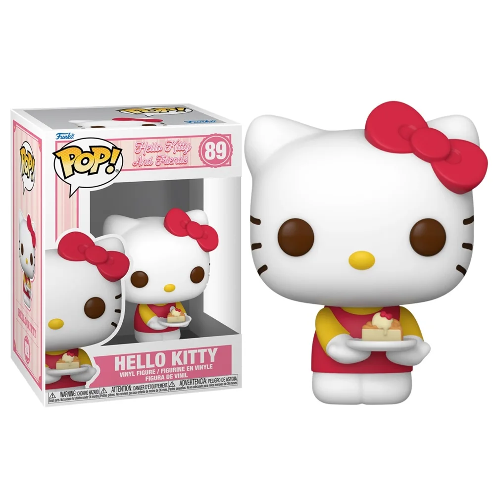 FUNKO POP! SANRIO: HELLO KITTY – HELLO KITTY CON TARTA, 80314, Nº89, TIENDA CON LICENCIA OFICIAL