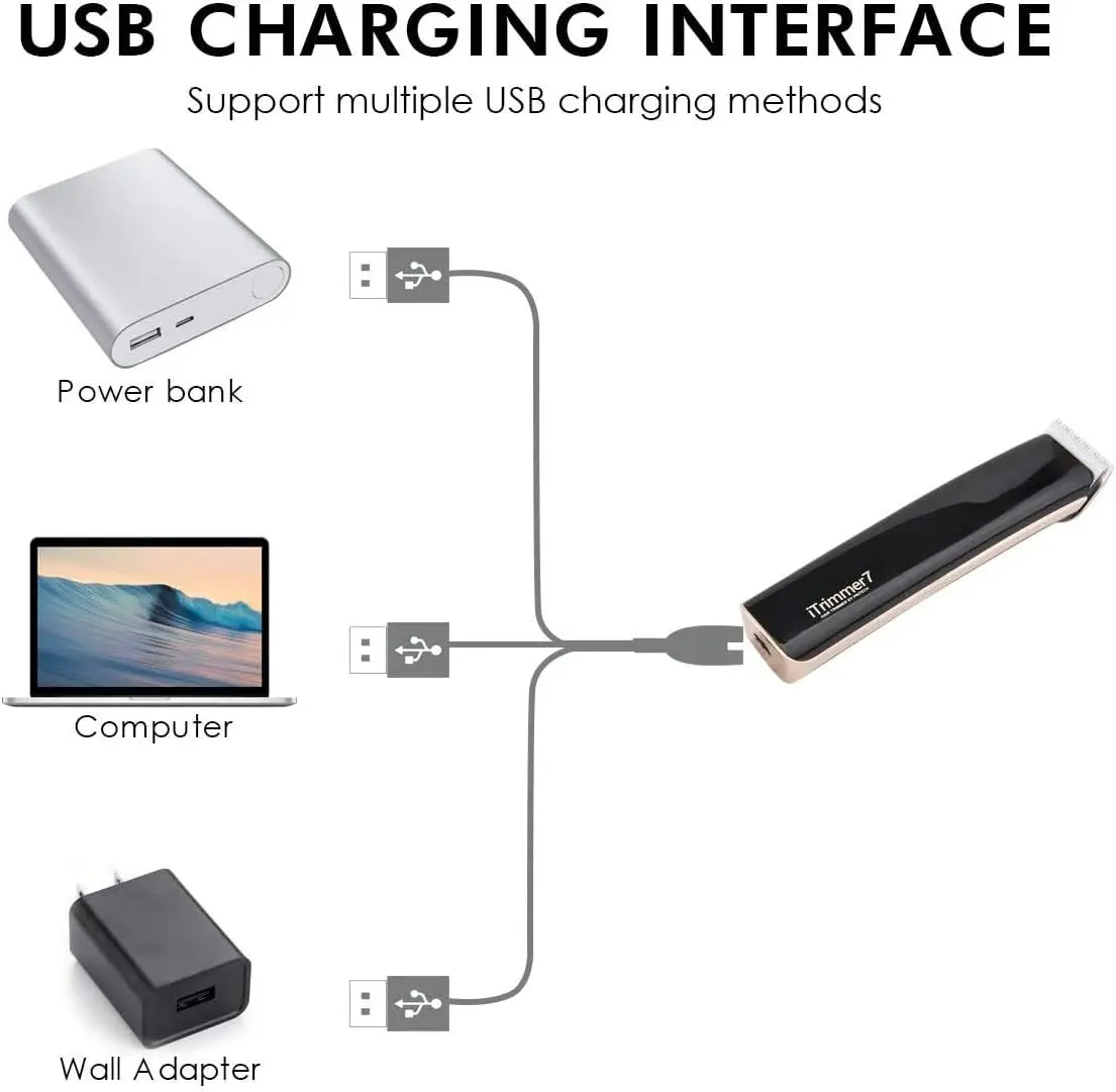 Wireless Hair Short Machine, PRITECH PR-2288, Rechargeable Professional Itrimmer Beard Machine