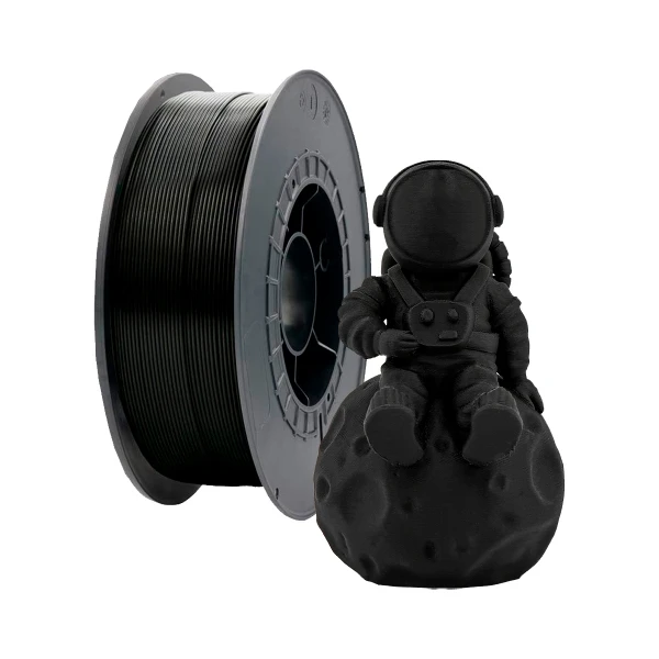 Filamento 3d pla - diametro 1.75mm - bobina 1kg - color negro | pla - diametro - bobina - color negro