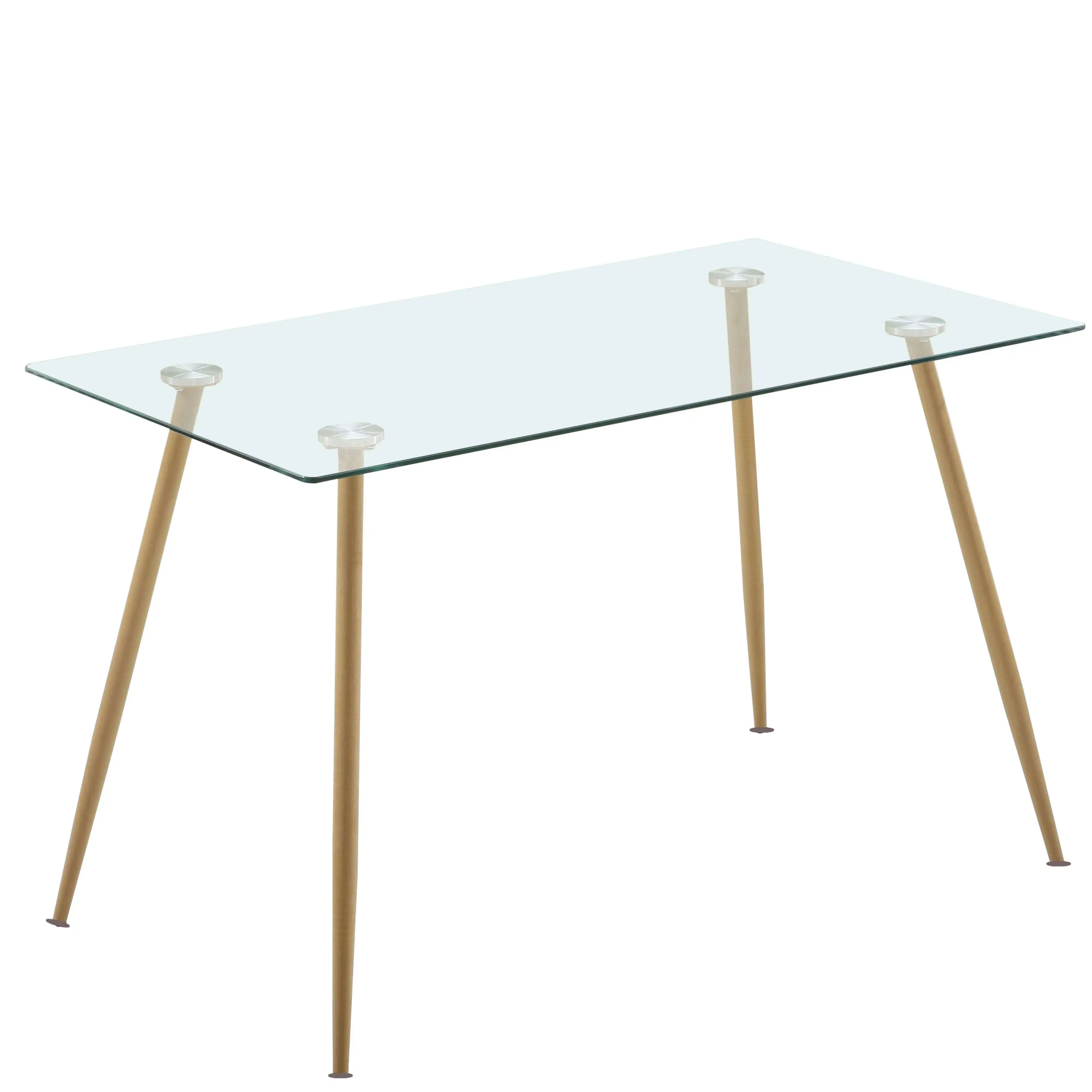 Miroytengo Mesa Comedor Cristal Asper Estilo Nórdico 120x170 cm