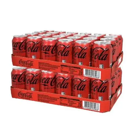 Cocacola Sabor cero zero 33cl Lata caja 48 ( total 15.84L )