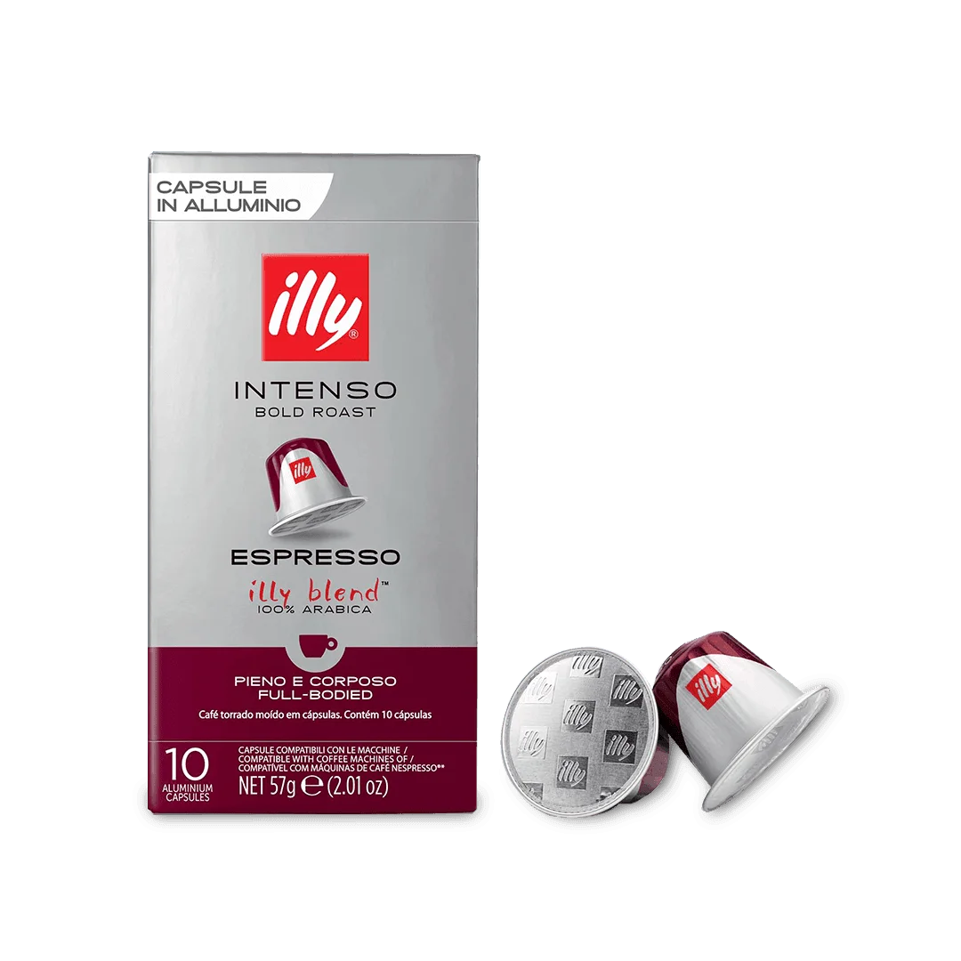 Illy pack 10 boxes intenso compatible nespresso capsules 10 units - qumir