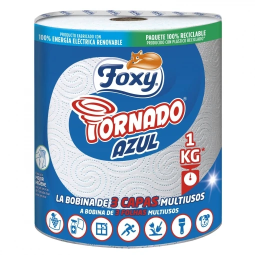 PACK AHORRO 2 Rollos de cocina Foxy tornado, papel multiusos