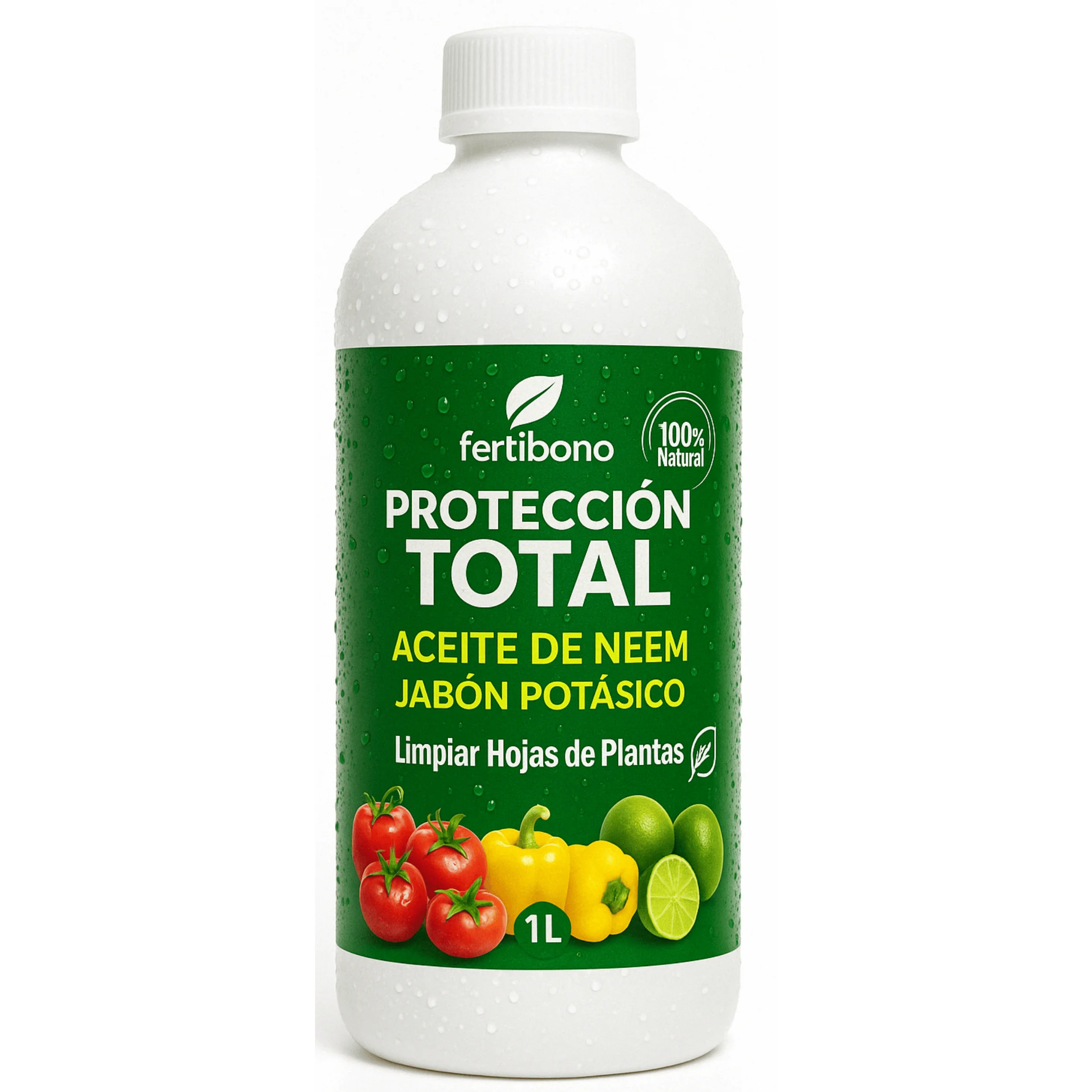 Fertibono total protection potassium soap and neem oil – 100% natural care for plants |   1l |   Strengthens, cleans and balances |   Ideal for organic gardens and gardens