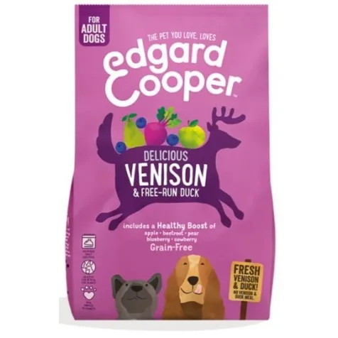 Edgard & Cooper Adult Grain Free Venado y Pato de Corral Fresco 2.5 Kg