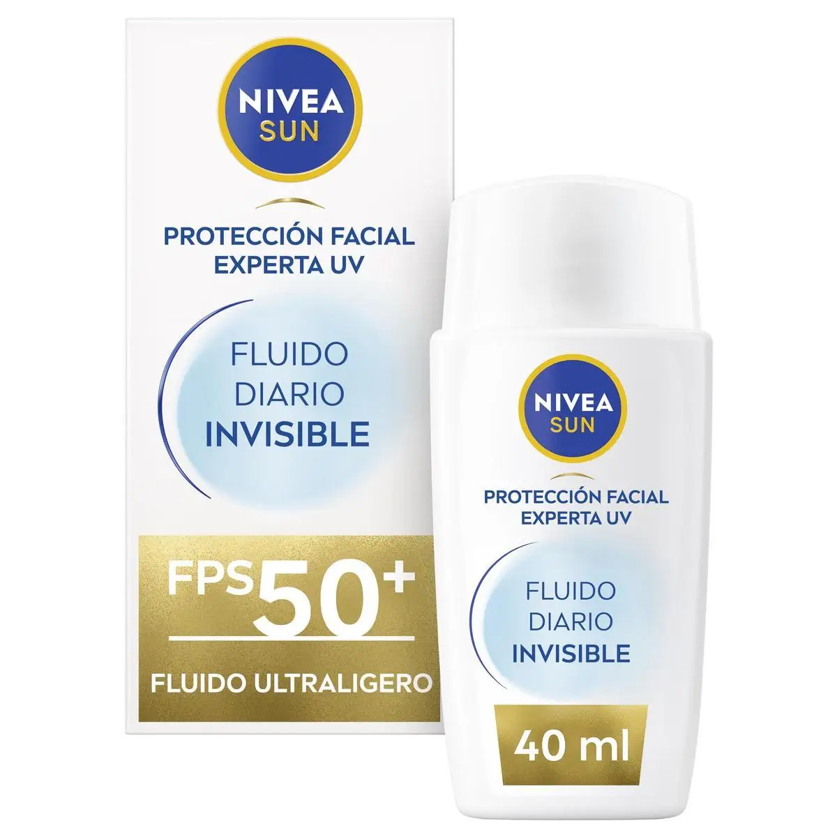 NIVEA SUN Fluido Facial Diario Invisible FP50+ - 40 ml