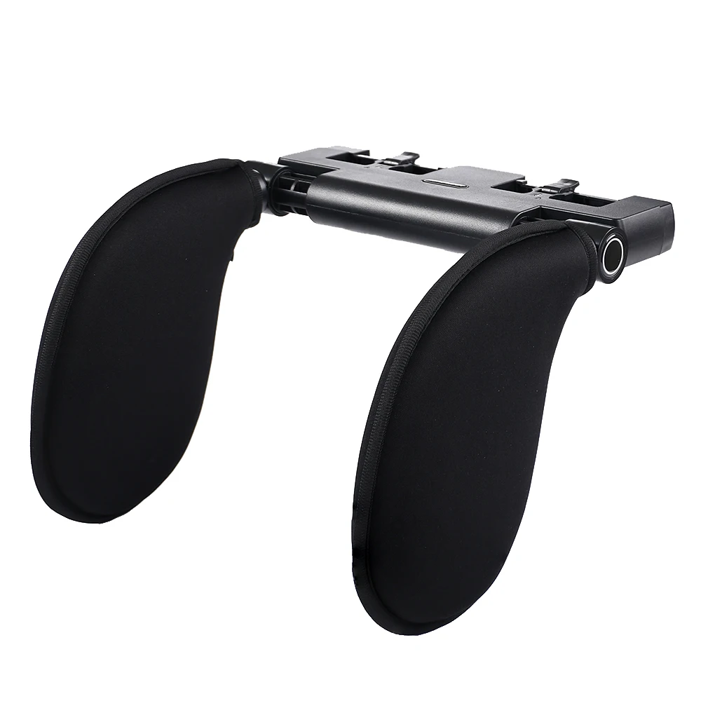 Car Headrest, Car Headrest for Children and Adults, Retractable Car Pillow with Sliding Clips Holder. Neck Rest Support Retractable Headrest Pillow, Fabric Cover with Removable Zipper for Washing