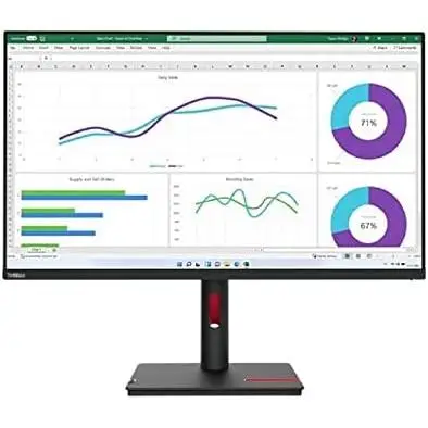 Lenovo Negro Thinkvision T32h-30 Led Display 80 Cm (31.5") 2560 X 1440 Pixeles Quad Hd