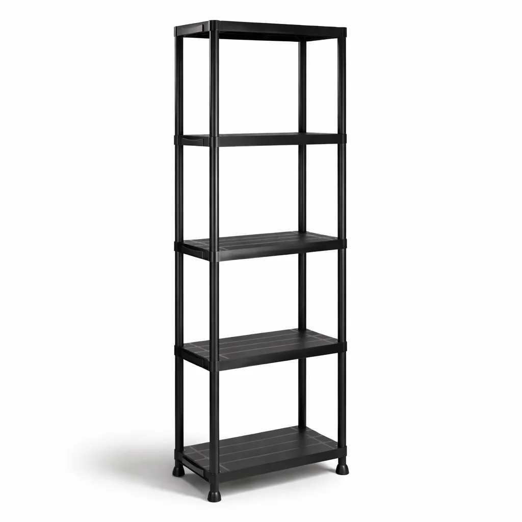 T-LoVendo Estantería de Plástico Multiuso 5 Baldas 170x60x30cm | Estantería Almacenaje | Estantería Resistente | Estantería para Garaje | Trastero | Cocina | Oficina | Lavadero | Montaje sin