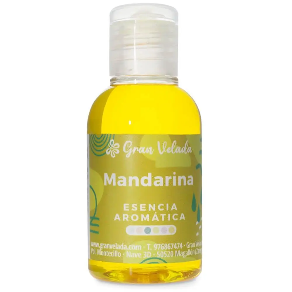 Esencia Aromática de Mandarina | Fragancia Cítrica Intensa y Refrescante para Cosmética y Aromaterapia | Ideal para Jabones, Velas, Champús y Más | Hecho en España | 50 ml