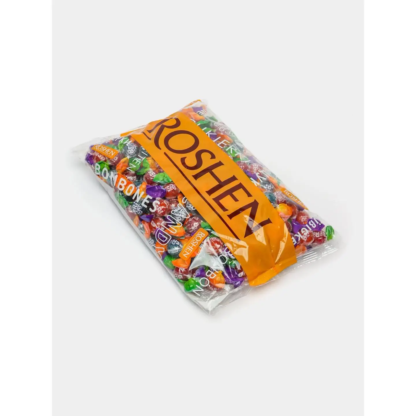 Roshen Beri Caramelos Duros Frutales surtidos con Líquido - 1 Kg - Deliciosos dulces de la marca Roshen