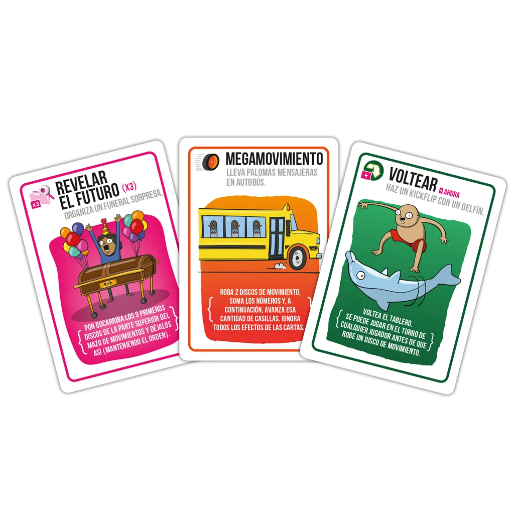 Exploding Kittens - Board Game for 2-6 Players, Family Fun, Ages 7+, 15-30 Minutes Playtime, Spanish Edition with 3D Board Feature for Strategic Gameplay. #3