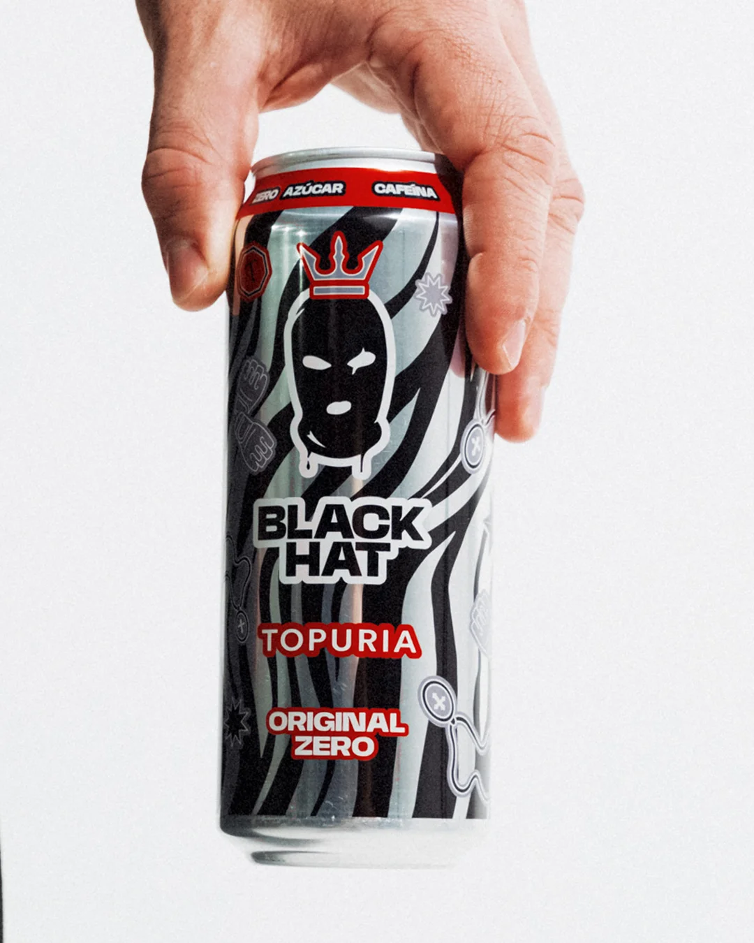 Pack mix 10 cans black hat energy drinks mixed box 4 flavors #5