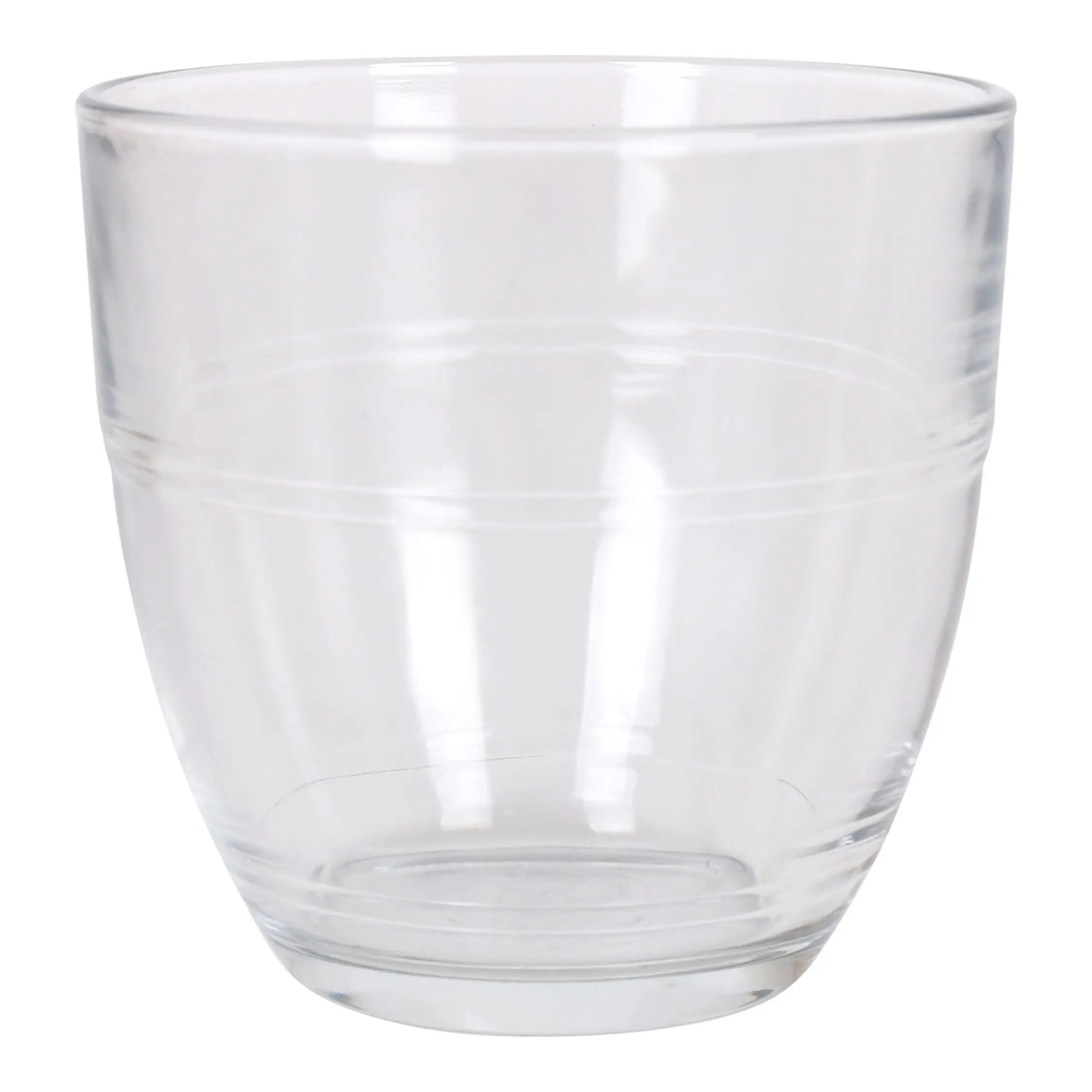DURALEX - SET DE 4 VASOS TRANSPARENTE 220CC GIGOGNE - Set Vasos de Vidrio Presentación Elegante - Set de Vasos Duraderos y Resistentes - Set de Vasos Versátiles Adecuados para Bebidas Frías y