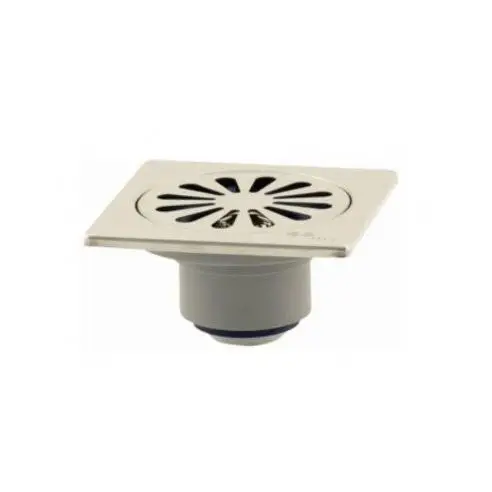 Sumidero INOX 10x10cm Válvula Antirretorno Ø50mm Mz del rio MZ1804