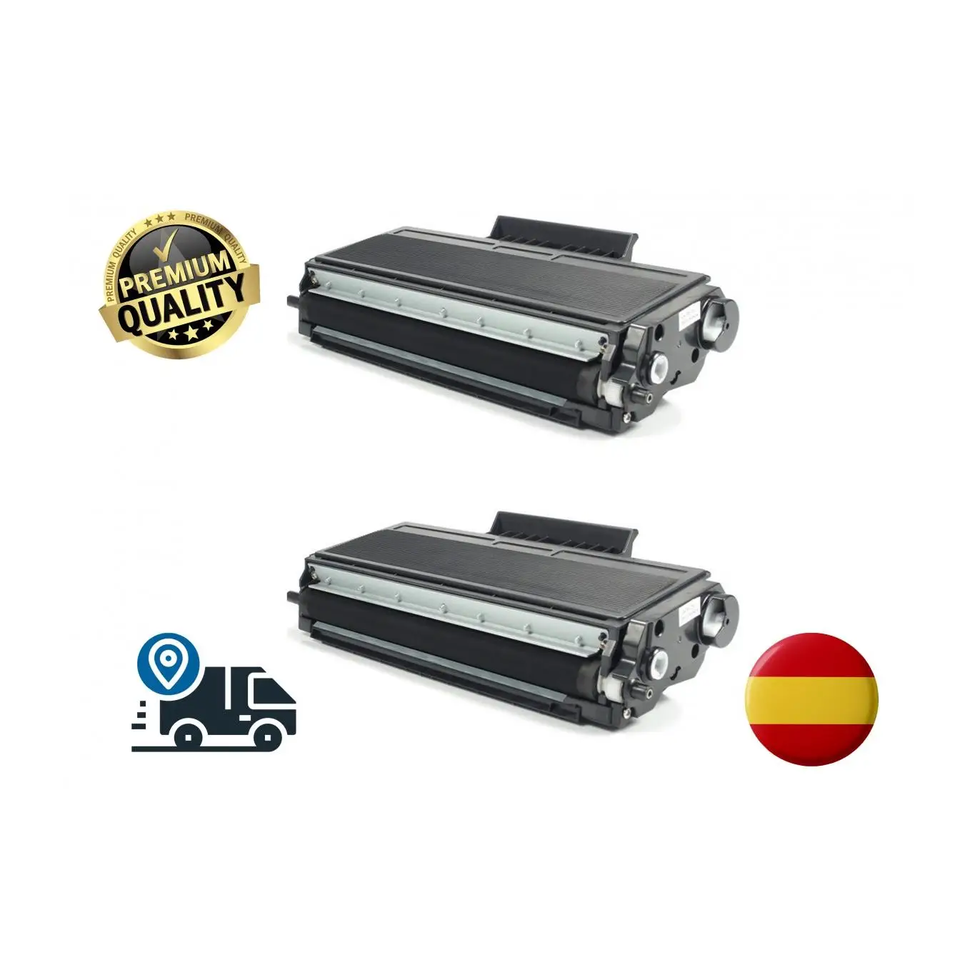 2x TN-3430/ TN3480 toner para Brother HL-L5100 HL-L5000 HL-L5200 HL-L6250 HL-L6300
