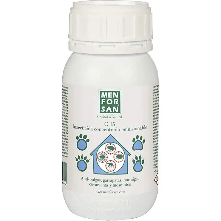 Insecticida MENFORSAN concentrado emulsionable contra insectos rastreros y otros - 250ml