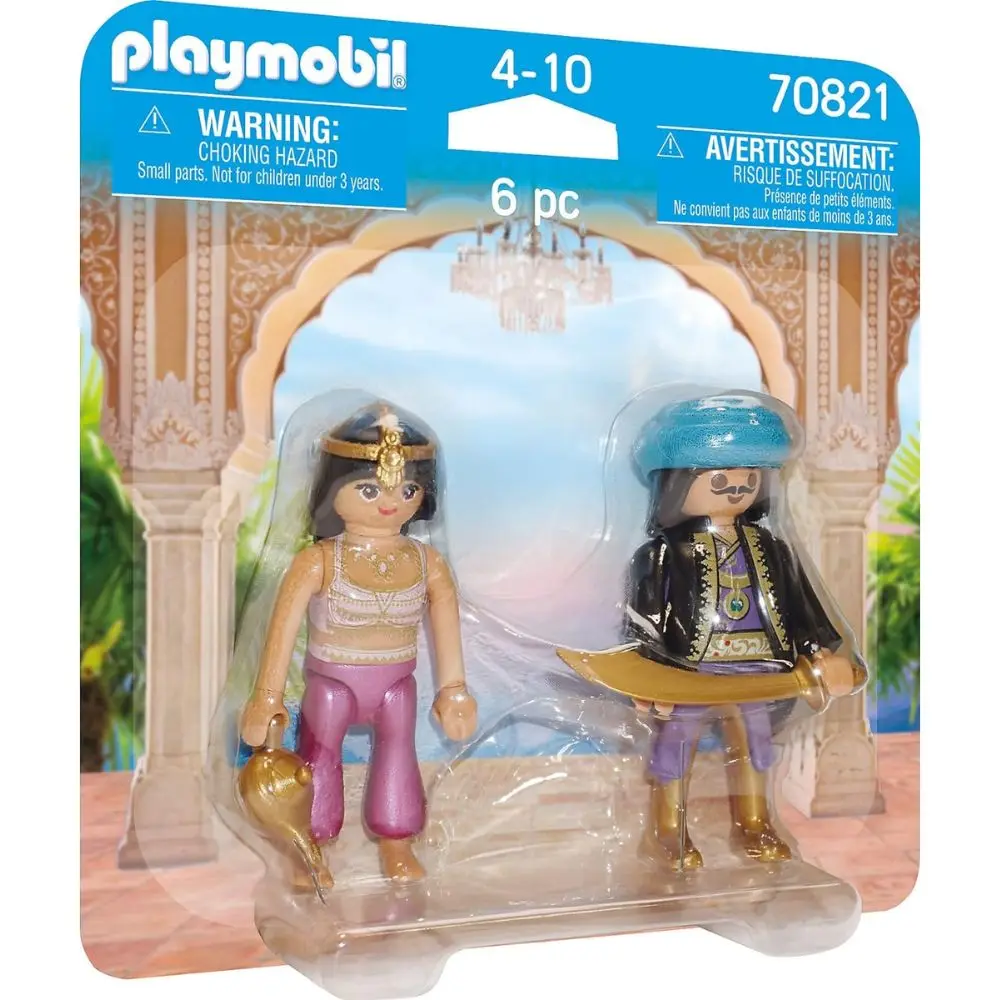 PLAYMOBIL pareja real india oriental Duo Pack con espada y lampara mágica (70821)